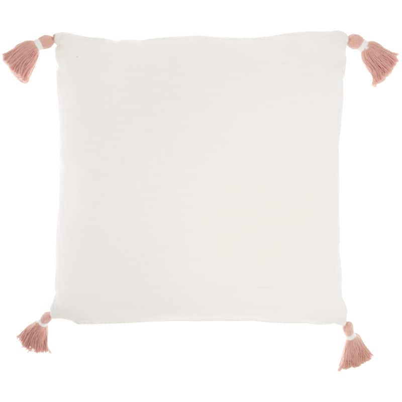 Mina Victory Life Styles Blue Throw Pillow , ( 20"X20" )