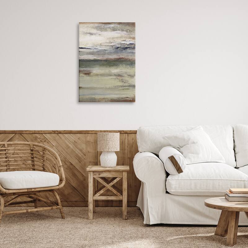 Stupell Earthy Abstract Layers Canvas Wall Art Design By Lanie Loreth