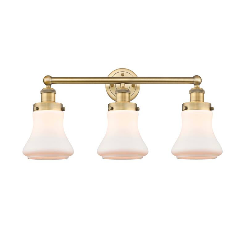 Innovations Lighting 616-3W-10-25 Bellmont Vanity Bellmont 3 Light 25" - Brushed Brass / Matte White