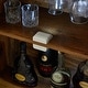 preview thumbnail 12 of 26, Hazelnut Brown Wine Bar Cabinet with Racks & Stemware Holder