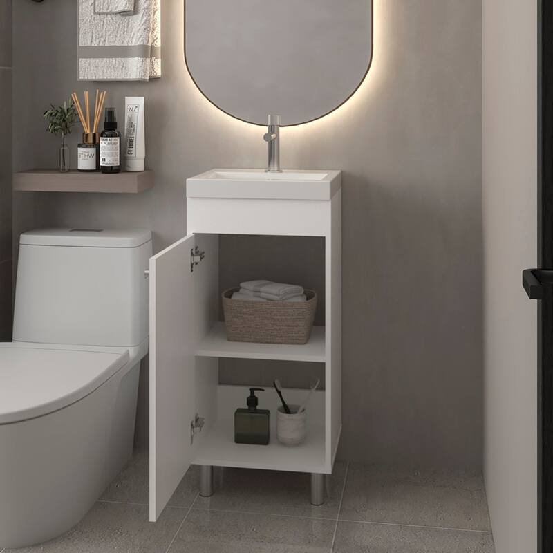 16 " Bathroom Vanity Sink Set with Cabinetry