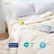 preview thumbnail 2 of 16, Lightweight 100% Organic Cotton Feather Down Comforter Summer Duvet Insert