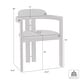 preview thumbnail 30 of 34, Jazmin Mid-Century Modern Upholstered Barrel Dining Chairs - Set of 2/4/6