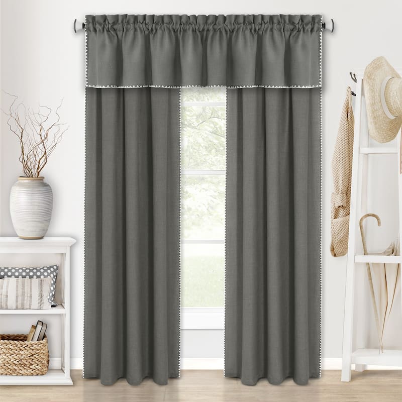 Kendal Rod Pocket Window Curtain Panel