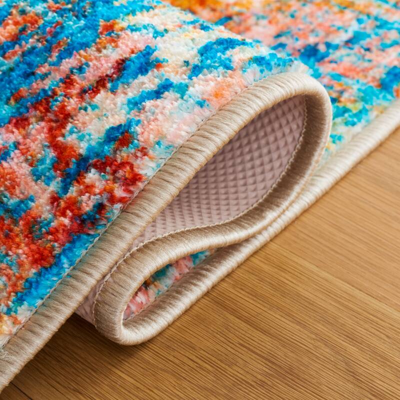 SAFAVIEH Bahia Marlit Washable Slip Resistant Nirgul Overdyed Rug