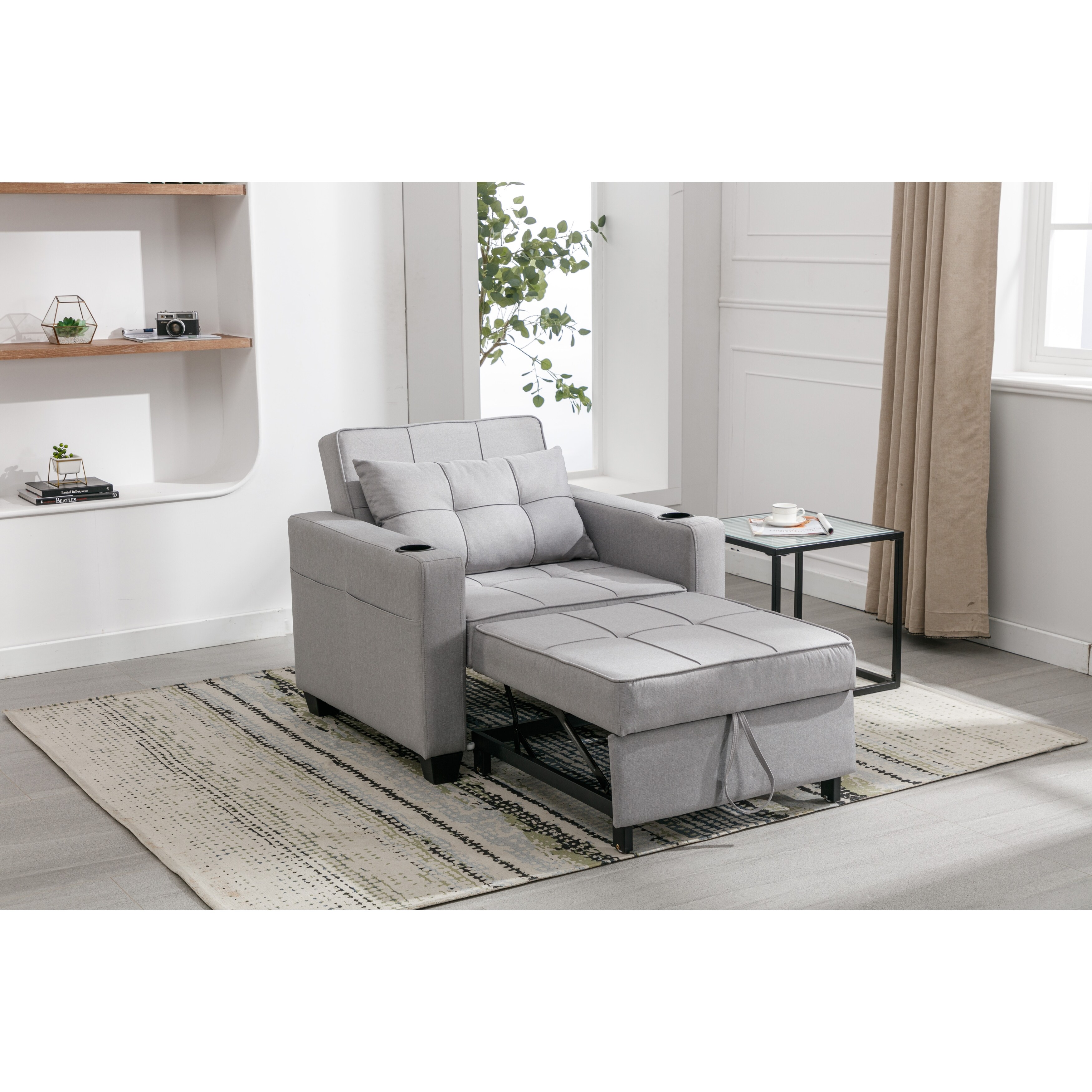 Adjustable Sofa Bed Folding Convertible Chair Sofa Sleeper