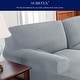 preview thumbnail 49 of 79, Subrtex 2-Piece L Shape Sofa Cover Stretch Sectional Left Chaise Cover