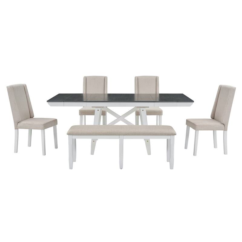 6-Piece Classic Dining Table Set