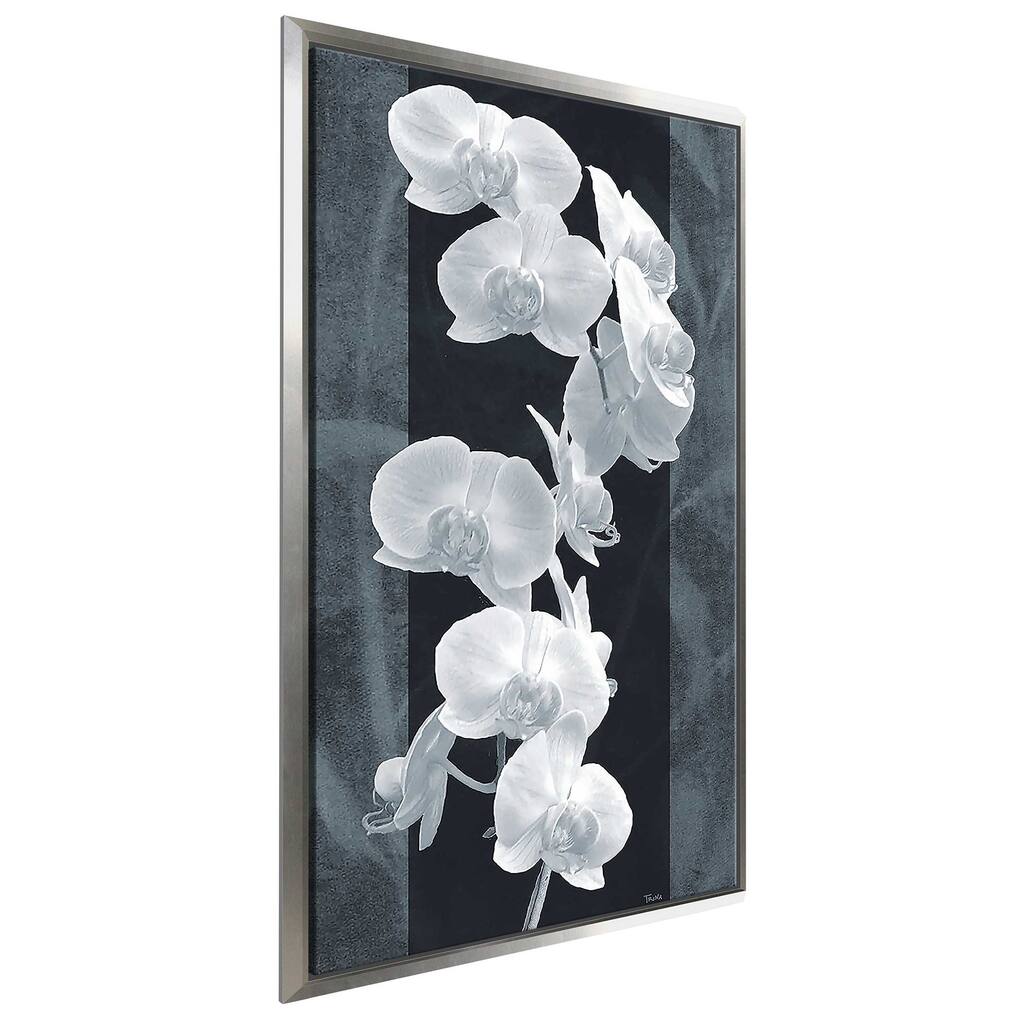 "Orchid Opulence I" Print on Floating Canvas