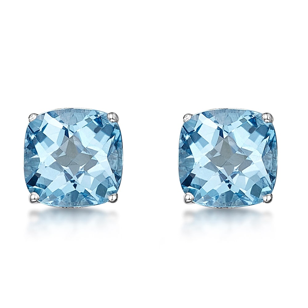 March Birthstone Earrings 0.5 Carat Blue Aquamarine Engagement Earrings by Orchid Jewelry Beautiful Simple Affordable. Sterling Silver Earrings for Women March Birthstone Earrings 0.5 Carat Blue Aquamarine Engagement Earrings by Orchid Jewelry Beautiful Simple Affordable. Sterling Silver Earrings for Women