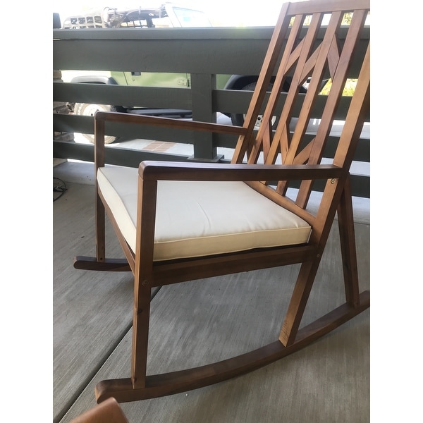 outdoor wooden rocking chairs backyard wood shop nuna outdoor wood rocking chair w cushion set of 2 by christopher knight home on sale free shipping today overstockcom 13179195 outdoor wooden rocking chairs backyard wood shop nuna outdoor wood rocking chair w cushion set of 2 by christopher knight home on sale free shipping today overstockcom 13179195