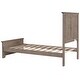preview thumbnail 32 of 30, Farmhouse Wooden Platform Bed with Panel Headboard for Teen Room