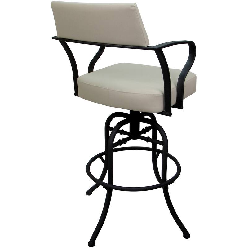 Carolina Beige Swivel Tilt Counter 26" Metal Bar Stool - 26" Seat