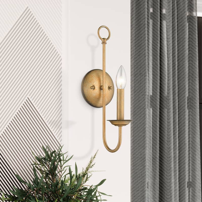 Livex Lighting Estate Single Light 16" Tall Wall Sconce