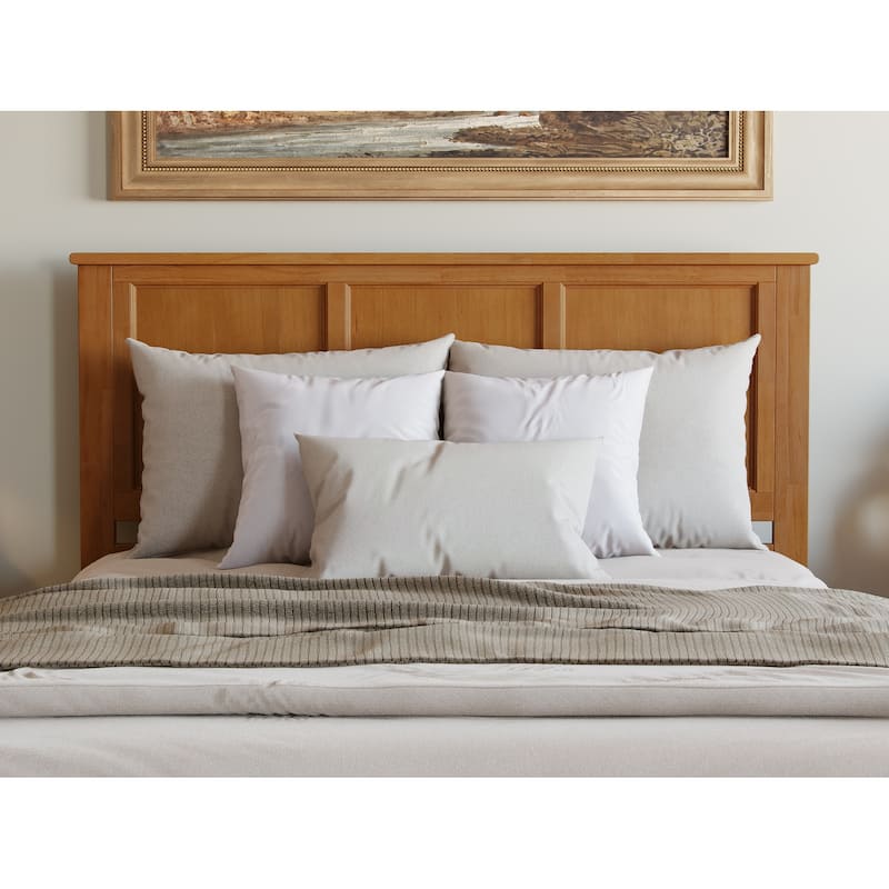 AFI Madison Platform Bed with Footboard & Twin XL Trundle