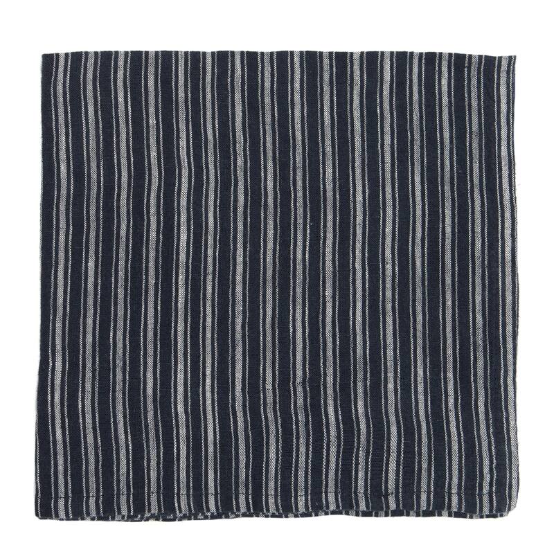 Caravan Boat Stripe Linen Napkins - Set of 4