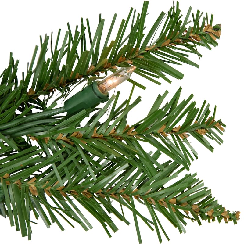 9' x 10" Pre-Lit Northern Pine Artificial Christmas Garland