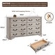 preview thumbnail 75 of 102, Farmhouse Drawers Dresser, Wood Chest of Drawers, Dressers Organizer