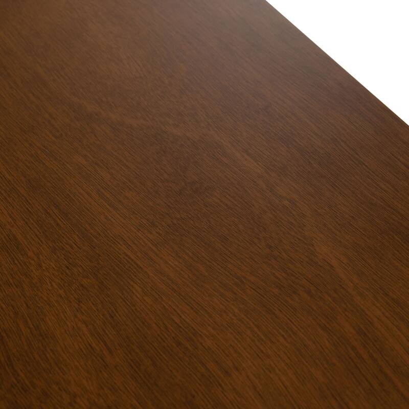 Modrest Castillo & Jordan Modern Grey Fabric & Walnut 4-Piece Dining Set