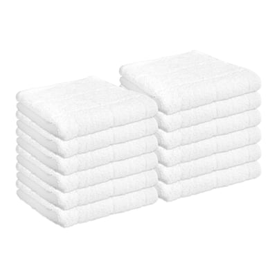 Cooks Cotton Windowpane Dishcloths - 12 Pack - 12x12