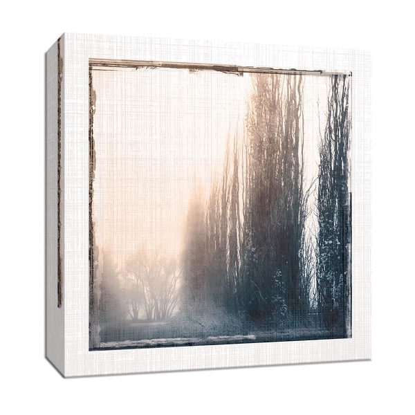 PTM Images 9-147048 PTM Canvas Collection 12" x 12" - "Foggy Light IV" Giclee Rural Art Print on Canvas