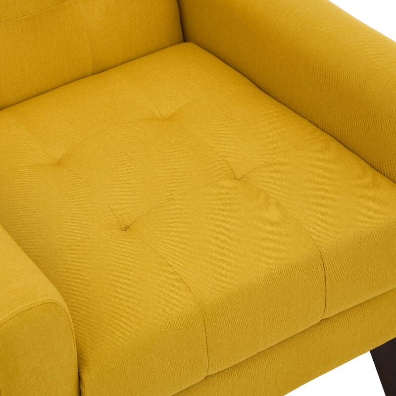 Set of 2 Tufted Upholstered Accent Armchair
