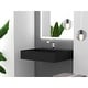 preview thumbnail 91 of 175, Juniper Stone Solid Surface Wall-mounted Vessel Sink