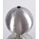 preview thumbnail 7 of 6, Jessie Stainless Steel and Black Floor Fountain - 12" x 52"
