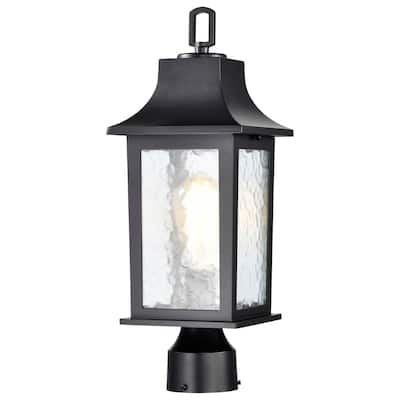 Nuvo Lighting 60/5957 Stillwell 17" Tall Post Light with Water Glass