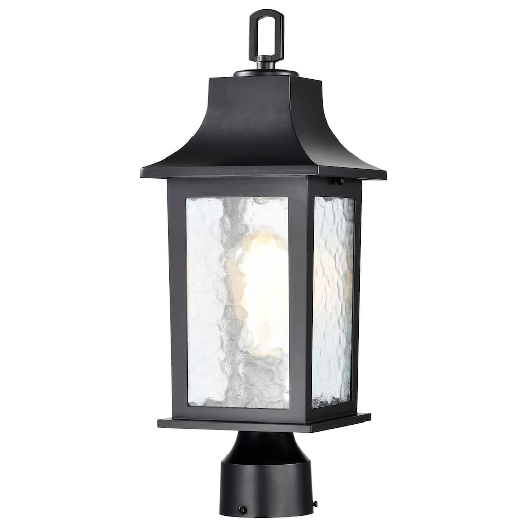 Nuvo Lighting 60/5957 Stillwell 17" Tall Post Light with Water Glass