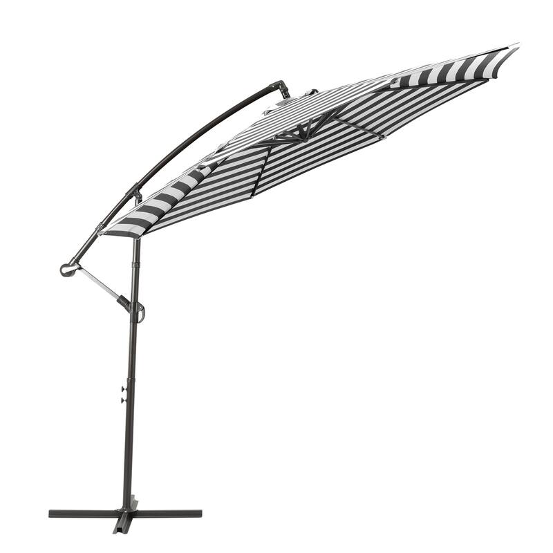 Weller 10-foot Offset Cantilever Hanging Patio Umbrella