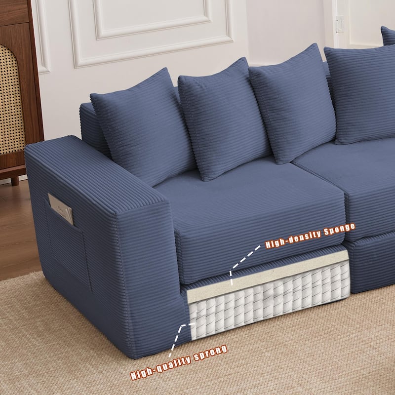 10-in-1 Convertible Sofa Sectional