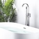 preview thumbnail 24 of 31, WOWOW Single-Handle Waterfall Freestanding Tub Faucet with Handshower