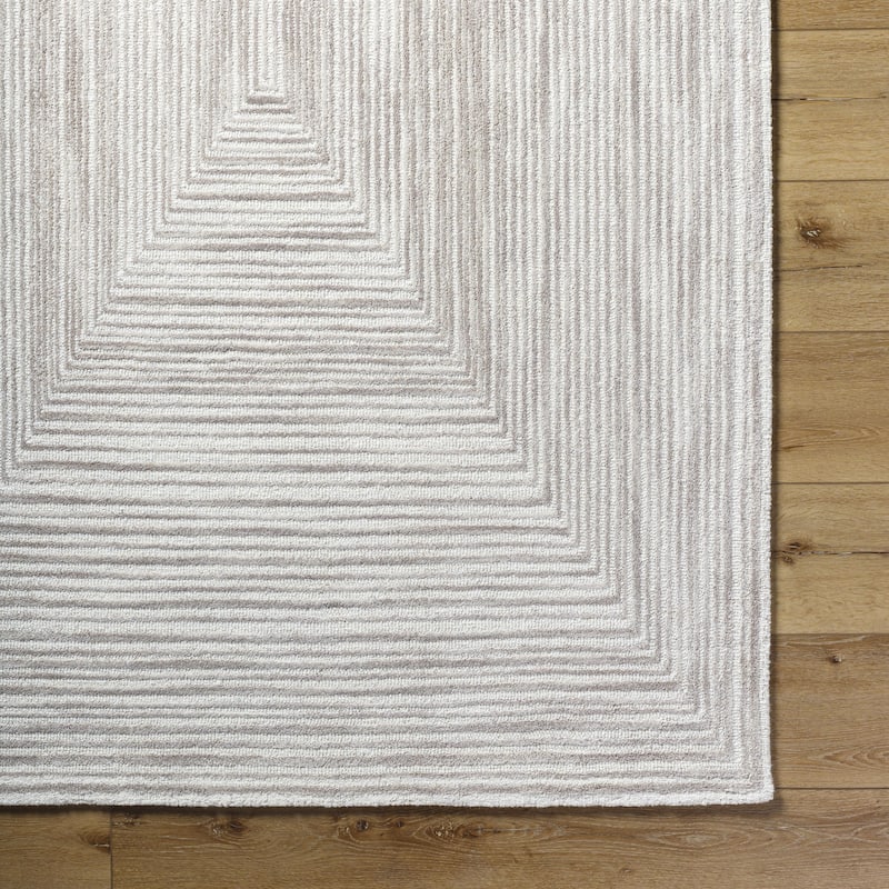 Dariana Casual Solid Color Wool Area Rug