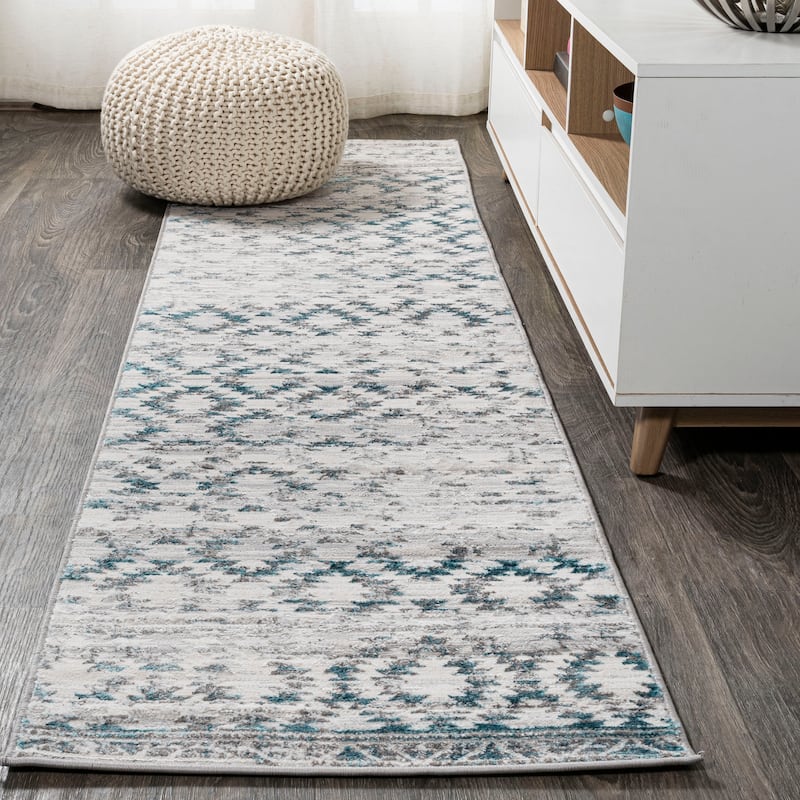 JONATHAN Y Ethan Faded Trellis Area Rug