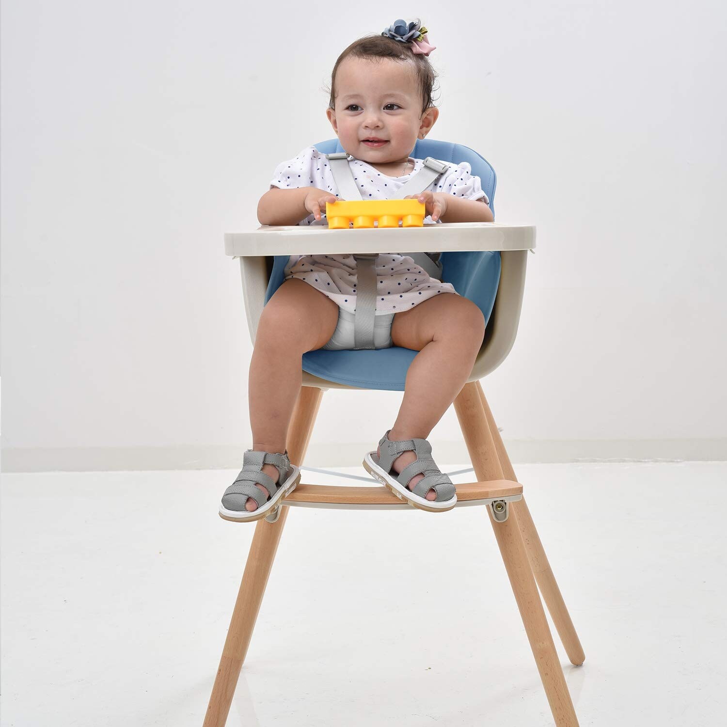 Kinbor Baby Wooden High Chair 3 in 1 Convertible Baby Highchair Solution for Babies and Infants highchairs Booster Seats Bed Bath Beyond 35542345