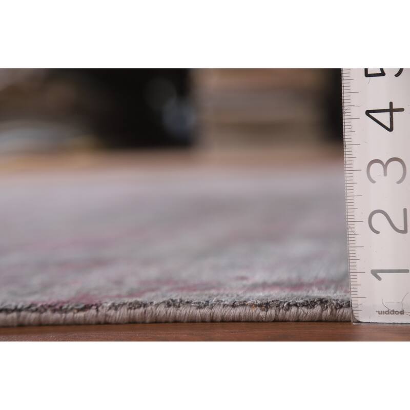 Modern Abstract Rug Handmade Bedroom Wool Carpet - 6'7"x 9'5"