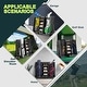preview thumbnail 7 of 8, Golf Bag Storage Organizer for Garage, Premium Wooden 2 Golf Bags Rack with Drawer, Easy Assemble Golf Club Stand/Holder