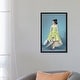 preview thumbnail 11 of 13, iCanvas "Audrey Hepburn in Oscar de la Renta" by George V. Antoniou Framed