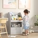 preview thumbnail 15 of 13, Toy Storage Cabinet, Kids Bookcase Children's Bookshelf for Kids Room