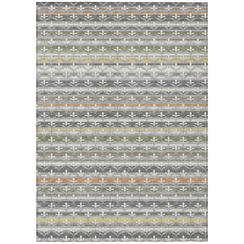 Machine Washable Indoor/ Outdoor Stripe Bramlage Chantille Rug