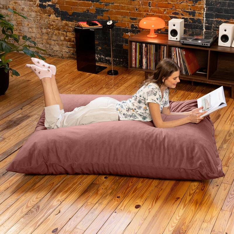 Pillow Saxx Dream Lounger with Wood Frame - 3-in-1 Bean Bag