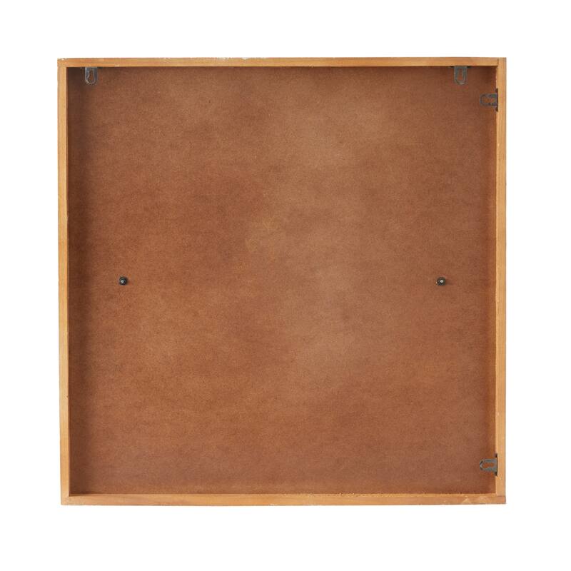 CosmoLiving by Cosmopolitan Metal Overlapping Lines Abstract Wall Decor with Black or White Backing - Black or White