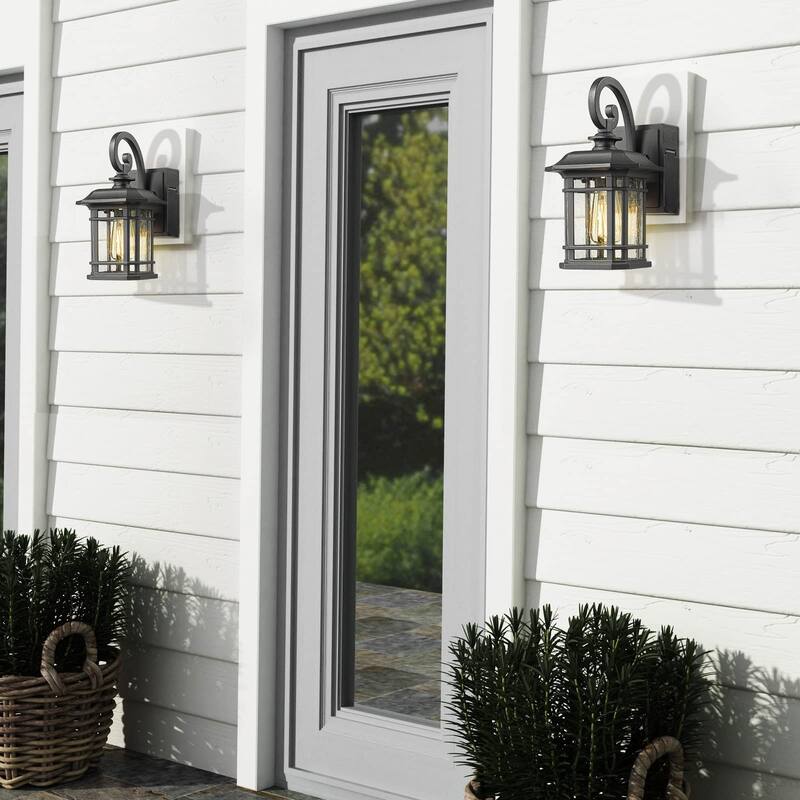 Outdoor Wall Light with Builtin GFCI Outlet Bed Bath & Beyond 39955183