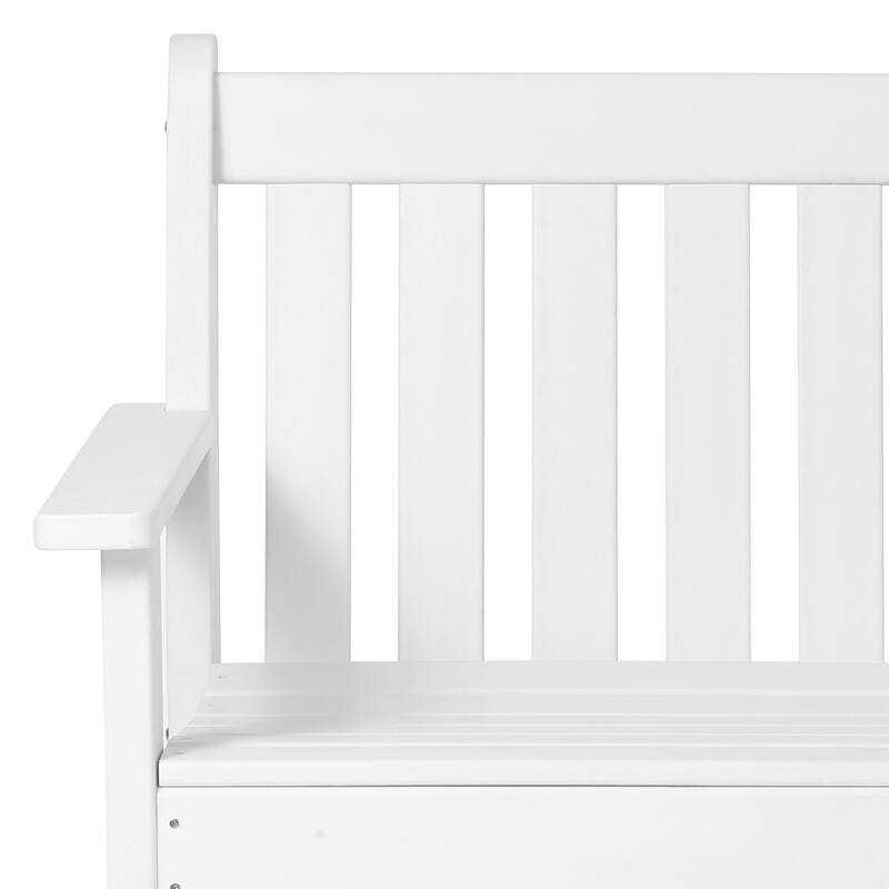 Laguna Poly 3-Piece Bench With Coffee Table