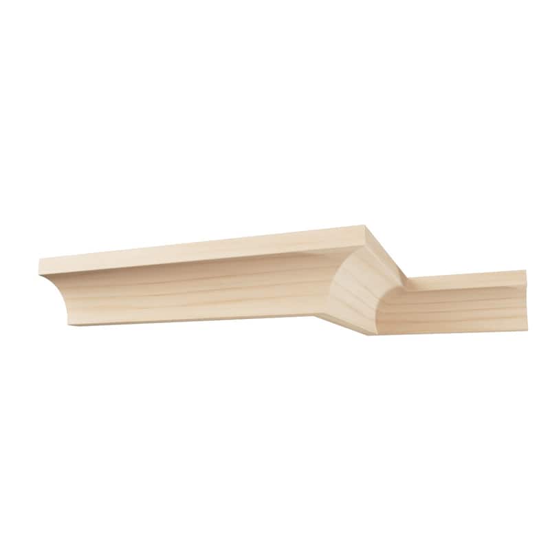 WM86 9/16-in D x 1-5/8-in W x 96-in L Americraft Solid Hardwood Stain Grade Cove Moulding