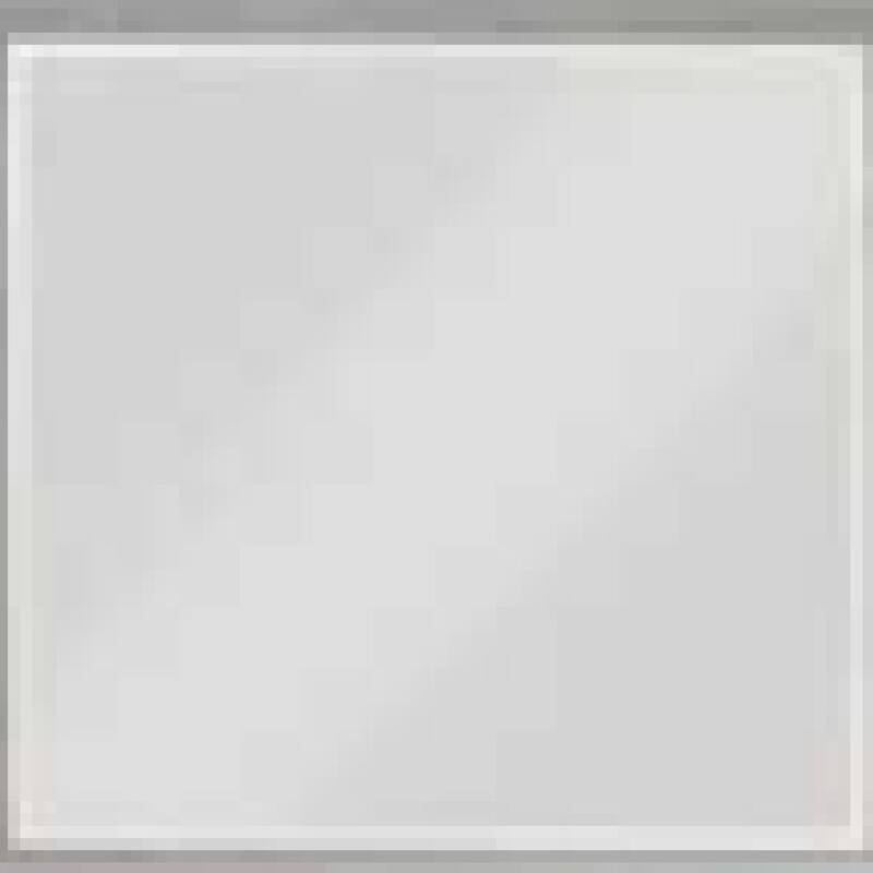 Jody 38 Inch Wall Mirror, Rectangular Wood Frame, Gray - Grey