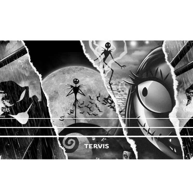 Tervis Traveler Disney Nightmare Before Christmas Torn Collage Triple Walled Insulated Travel Tumbler, Stainless Steel