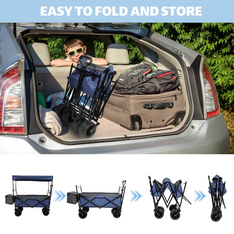 Heavy Duty Collapsible Wagon Cart
