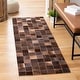 preview thumbnail 3 of 10, SAFAVIEH Handmade Studio Leather Sharilyn Natural Hide Leather Rug 2'3" x 7' Runner - Brown/Beige - Runner